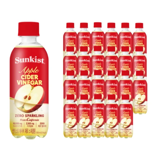 [ㅋㅍ]썬키스트 애사비 제로 스파클링, 350ml, 24개( 14,930원, 31% 할인)