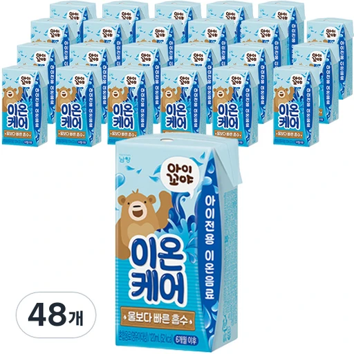 [ㅋㅍ]아이꼬야 이온케어 베이비음료, 120ml, 48개( 19,800원, 36% 할인)