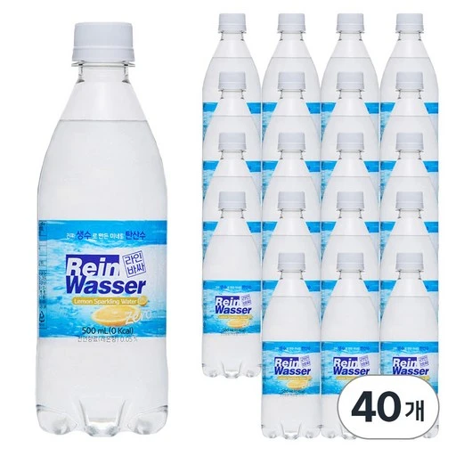 [ㅋㅍ]라인바싸 레몬 탄산수, 500ml, 40개( 14,900원, 31% 할인)