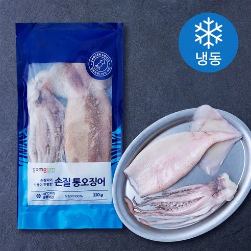 [ㅋㅍ]곰곰 손질 통오징어, 320g, 1팩, 320g × 1팩( 6,460원, 16% 할인)