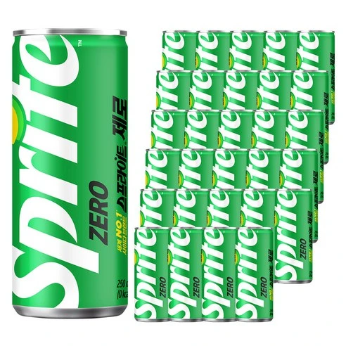 [ㅋㅍ]스프라이트 제로 사이다, 250ml, 30개, 250ml × 30개( 10,990원, 26% 할인)
