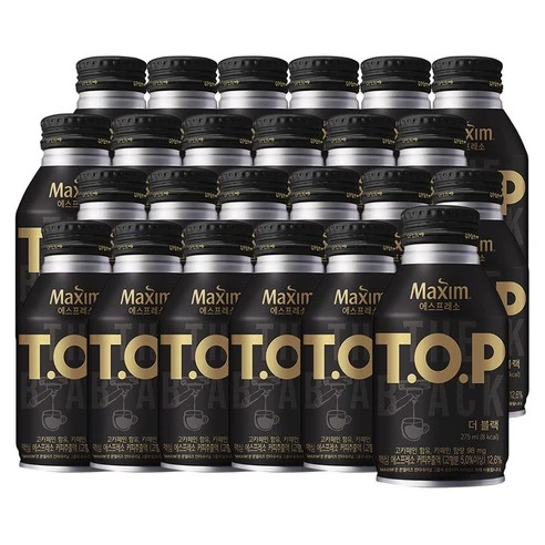 [ㅋㅍ]티오피 더 블랙 커피, 275ml, 24개, 24개( 20,180원, 12% 할인)