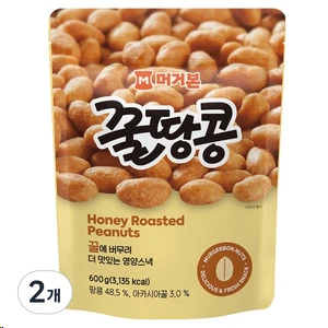 [ㅋㅍ]머거본 꿀땅콩, 600g, 2개 ( 9,080원 )
