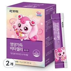 [ㅋㅍ]락피도 영양가득 비타젤리 15p, 225g, 2개( 18,960원, 34% 할인)