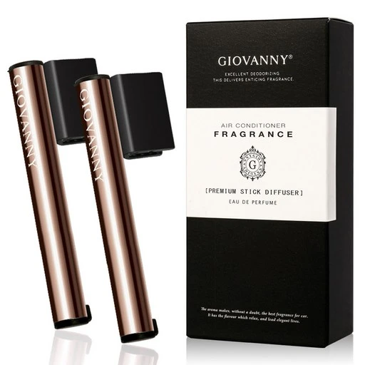 [ㅋㅍ]GIOVANNY 스틱 차량용 방향제 케이스 2p + 리필 2g 4p, 시즐 브라운(블랙체..., 1세트( 8,200원, 32% 할인)