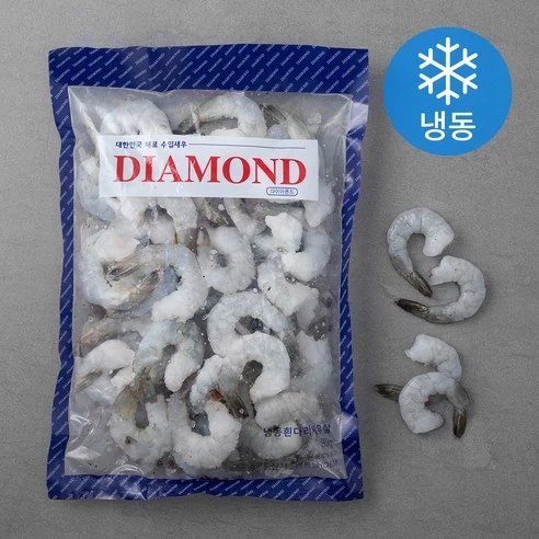 [ㅋㅍ]DIAMOND 흰다리 새우살 40~49마리 (냉동), 900g(21/25), 1팩( 18,900원, 19% 할인)