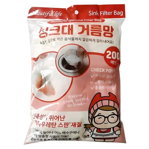 [ㅋㅍ]블루무역 배수구 거름망, 200개입, 1세트( 2,990원, 18% 할인)