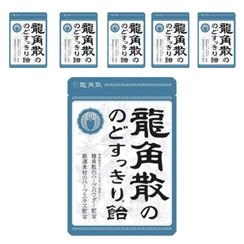 [ㅋㅍ]용각산 목캔디 노도슷키리 아메 오리지날, 88g, 6개( 2,500원, 85% 할인)