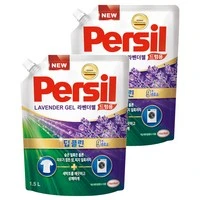[ㅋㅍ]퍼실 딥클린 플러스 액상 세탁세제 라벤더젤 일반용/드럼용 리필, 1.5L, 2개 ( 10,140원 )