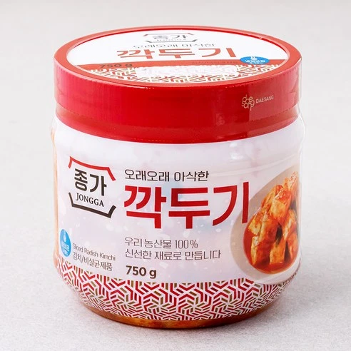 [ㅋㅍ]종가 깍두기, 750g, 1개, 750g × 1개( 9,810원, 18% 할인)