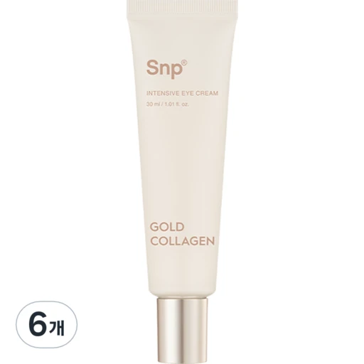 [ㅋㅍ]에스엔피 골드 콜라겐 인텐시브 아이크림, 30ml, 6개( 48,600원, 35% 할인)