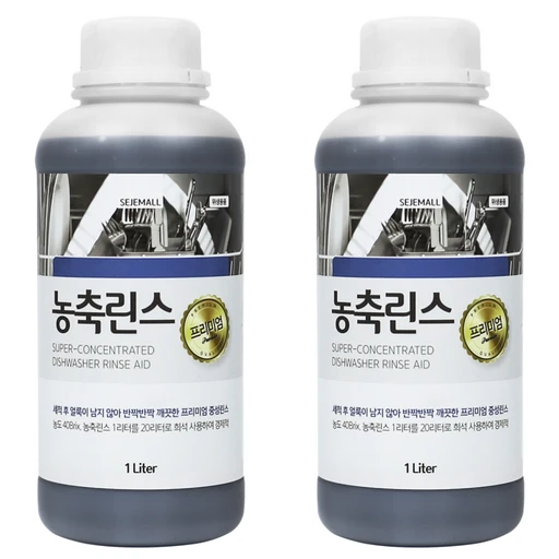 [ㅋㅍ]업소용 식기세척기 농축린스 프리미엄, 1L, 2개( 19,100원, 18% 할인)
