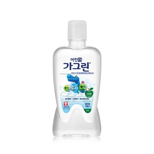 [ㅋㅍ]가그린 어린이용 구강세정제 사과향, 380ml, 1개( 2,210원, 39% 할인)