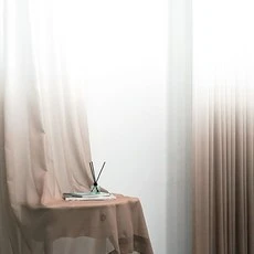 [ㅋㅍ]휴인홈 나비주름 오로라 그라데이션 쉬폰커튼(2p)( 8,900원 )