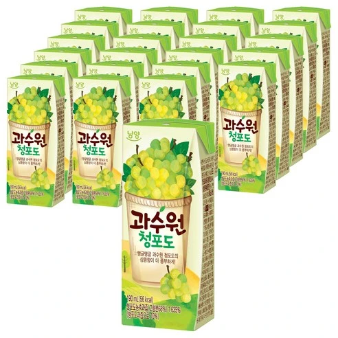 [ㅋㅍ]남양과수원 청포도, 190ml, 24개, 190ml × 24개( 6,900원, 13% 할인)