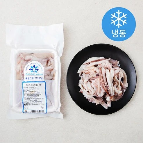 [ㅋㅍ]국내산 오징어슬라이스 (냉동), 400g, 1개, 400g × 1개( 8,480원, 27% 할인)