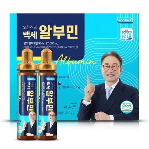 [ㅋㅍ]백세 알부민 플러스 골드 마시는 오한진 알부민, 30ml, 30개( 42,900원, 36% 할인)