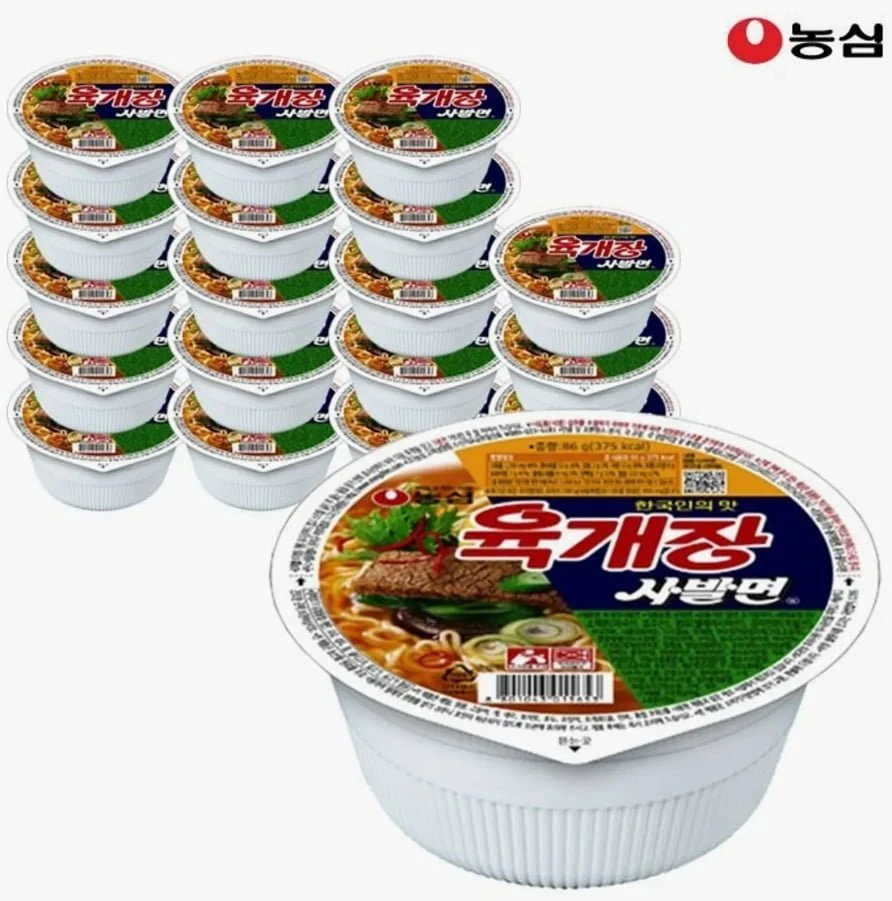 [NSmall] 농심 육개장사발면 86g x 24개 (12,140원/무배)
