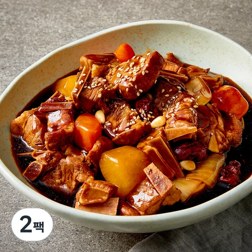 [ㅋㅍ]더듬뿍 한돈 양념 한입 찜갈비, 500g, 2팩( 16,380원, 20% 할인)