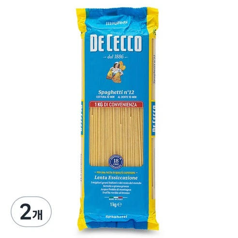 [ㅋㅍ]데체코 스파게티, 1kg, 2개, 1kg × 2개( 7,980원, 28% 할인)